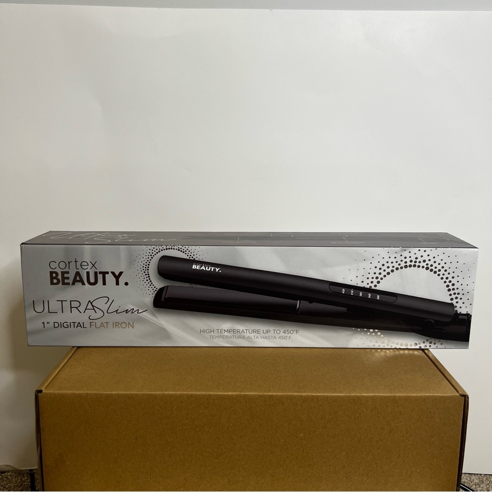 Cortex Beauty Ultra Slim 1”‎ Digital Flat Iron For Straightening Hair
